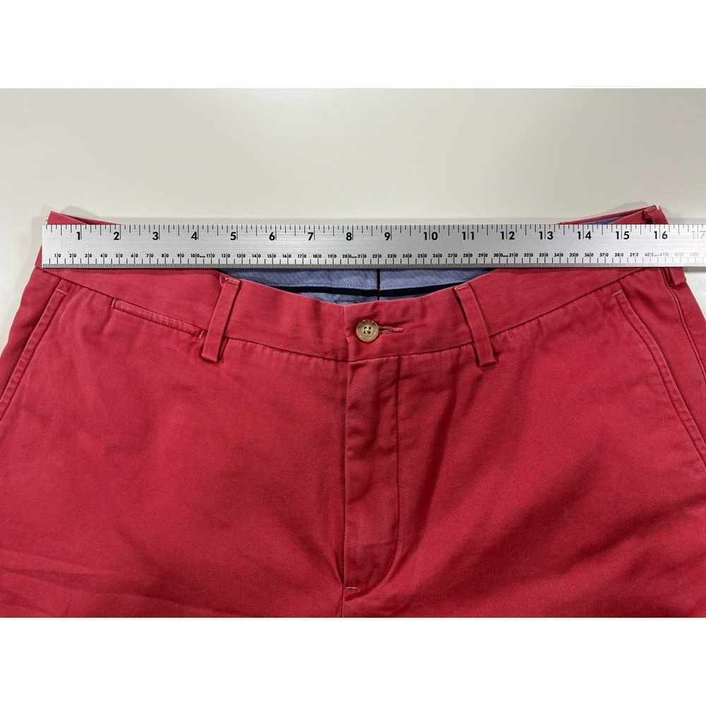 Polo Ralph Lauren Shorts Classic Fit Pima Cotton Pink/Red Men's 33 / 9" Inseam - Picture 5 of 10